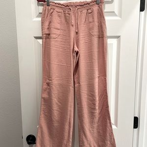 Women’s Pink Linen pants
